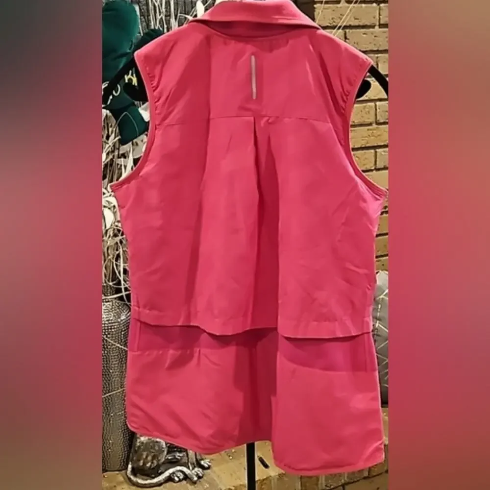 NIKE THERMA-FIT Vest Vintage Hot Pink sz Large